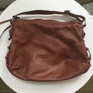 Leather Banana Republic shoulder bag